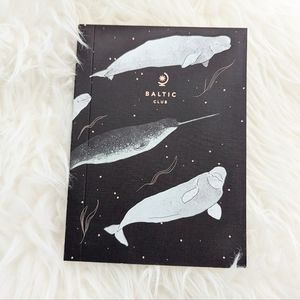 Baltic Club Narwhal Beluga Whale Blank Journal Ruled Notebook